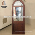 Super September Purchasing wood doors polish color round top exterior entry door half glass interior wood doors